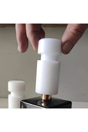 PARFÜM ŞİŞESİ 50 ML 10 ADET ŞEFFAF DİKDÖRTGEN KOLAY KAPAMA MODEL