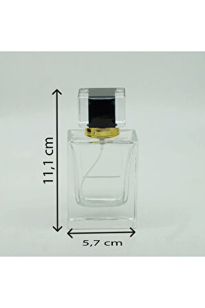 PARFÜM ŞİŞESİ 50 ML 10 ADET DAMLA ETİKETLİ KOLAY KAPAMA MODEL