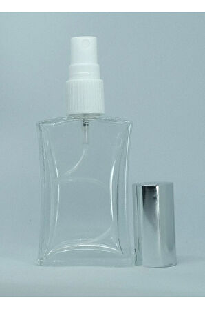 BOŞ PARFÜM ŞİŞESİ 100 ML (5 ADET) METAL KAPAK PLASTİK VALF İÇBÜKEY BOŞ ŞİŞE
