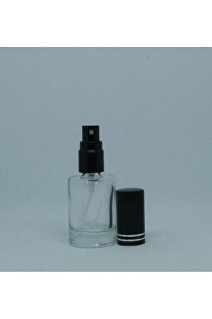 Parfüm Ve Kolonya Şişesi 12 ml (5 ADET) (TEKRAR DOLDURULABİLİR) Boş Plastik Siyah Sprey