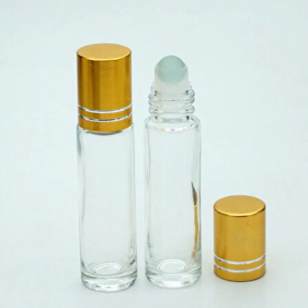 PARFÜM ŞİŞESİ BOŞ 10 ML (10 ADET) ROLL-ON MODELİ