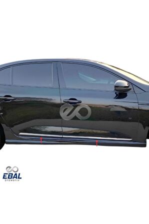 Renault Megane 4 Krom Yan Kapı Çıtası 4 Kapı 2016 P.ÇELİK
