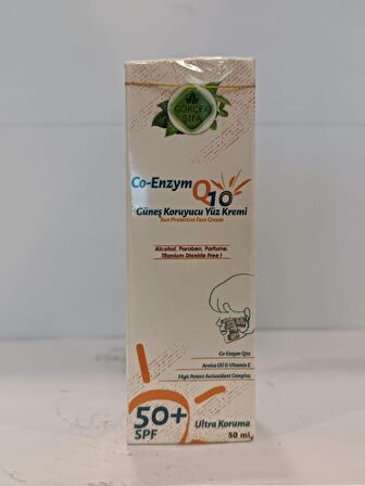 CoQ10 Güneş Koruyucu Yüz Kremi