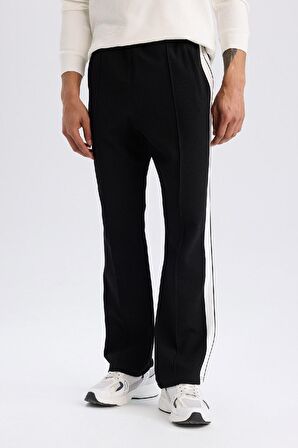 DeFactoFit Sporcu Jogger Eşofman Altı Standart Fit Standart Paça Beli Lastikli Cepli D1957AX24AUBK81