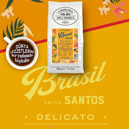 Caffe Corsini Brezilya Santos %100 Arabica Çekirdek Kahve 250GR