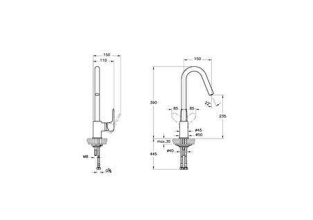 Artema Root Round A42742 Eviye Bataryası, Krom