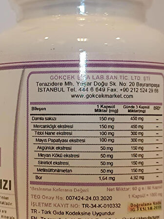 Mastic Gum Kapsül (Mastic Gum Capsule)