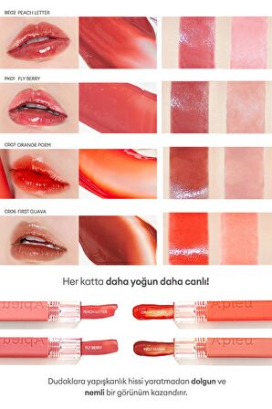 Uzun Süre Kalıcı Parlak Tint APIEU Juicy Pang Tint (BE01)