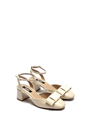 Kadın Platformlu Kalın Dolgu Topuk Tokalı Günlük Rugan Ayakkabı