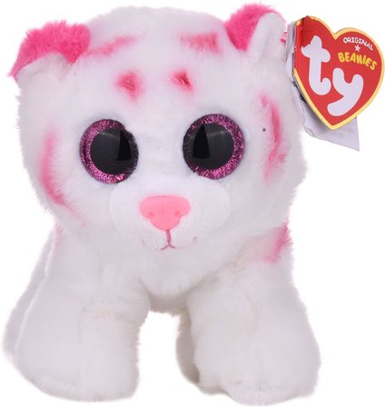Mega Tabor - Pink-White Tiger Reg Pembe/Beyaz Aslan 15 Cm Peluş Oyuncak 150079TY42186