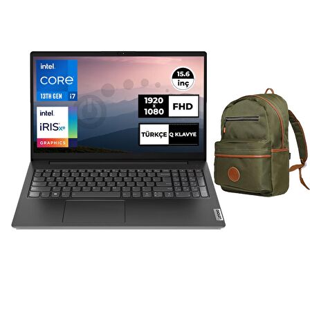 Lenovo V15 Gen 4 Intel Core i7-1355U 40GB 2TB SSD 15.6" FHD Windows 11 Pro Taşınabilir Bilgisayar 83A1003NTX 032 + Çanta