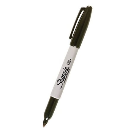 Sharpie Fine Permanent Markör Kalem Yuvarlak Uç Siyah s0810930 (12 Li Paket)