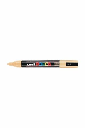 Uni-Ball Posca Su Bazlı Boyama Kalemi 1.8-2.5 Mm Poster Markörü Açık Turuncu pc-5m (6 Lı Paket)