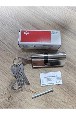 İto kilit 254K/90 mm Standart Cerman Silindir Kapı Kilidi Barel (35+10+45 mm)