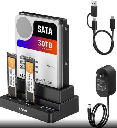 K310CL M.2 NVME SSD/SATA HDD CLONER