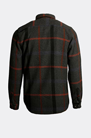 Erkek Kışlık Oduncu Gömlek Haki 7205