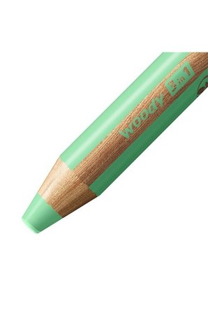 Stabilo Woody 3İn1 Pastel Kuru Boya Kalemi 6 Ren + Kalemtıraş 8806-3