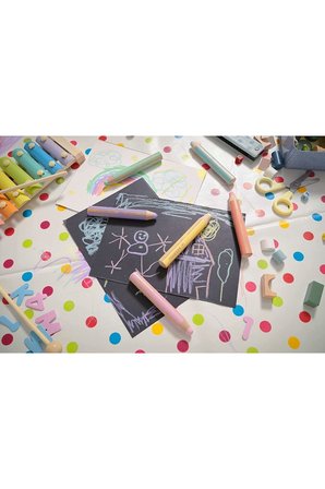 Stabilo Woody 3İn1 Pastel Kuru Boya Kalemi 6 Ren + Kalemtıraş 8806-3
