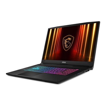 MSI KATANA 17 HX i7-14650HX 16-GBDDR5 1 TBSSD RTX5060 (8GB-GDDR7-115W) 17.3" QHD 240Hz Windows 10 Home + Sırt Çantası B14WFK-215XTRHMF61