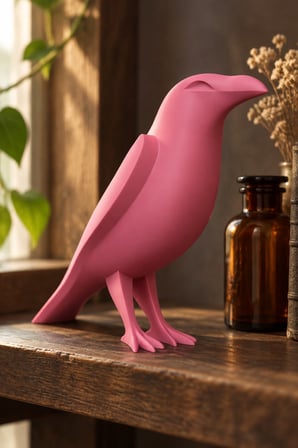 Karga Figürlü Dekoratif Biblo - 17cm