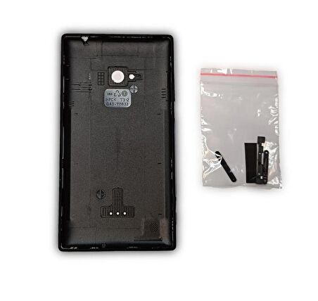 Nokia 720 Arka Kapak Nokia Lumia 720 uyumlu Siyah Arka Kapak ve Yan Tuş Takımı