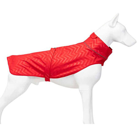 Lindo Dogs Softshell Red Stripe Köpek Yağmurluğu Kırmızı Beden 1