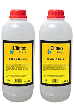 Clintex Kimya %99 Bitkisel Gliserin Yağı 2x1.250 Kg