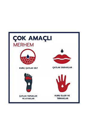 Aquaphor Çok Amaçlı (Koruyucu içermez, Kokusuz, Çatlakları, Sıyrıkları, Tahrişleri korur ve rahatlatır) Cilt Bakım Kremi 7GR