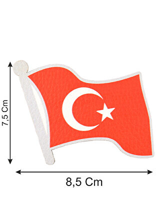 Dalgalı Türkiye Bayrak - Cırt - Patch - Peç - Arma