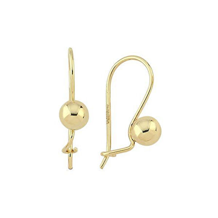 Altın Top Küpe 1,52 Gram