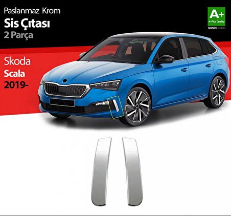 S-Dizayn Skoda Scala Krom Sis Çıtası 2 Prç 2019 Üzeri