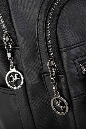 Nas Bag Kadın Sırt Çantası - Siyah Yıkamalı