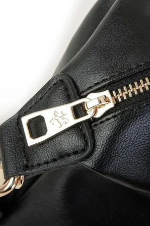Nas Bag Extra Büyük Boy Omuz Çantası - Siyah Nero (Eni 44 cm, Boyu 32 cm)