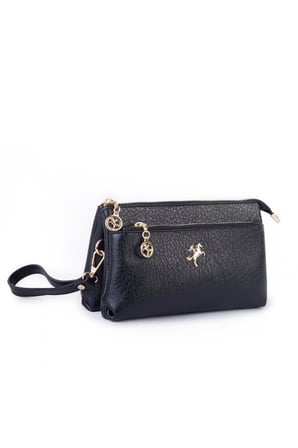 Nas Bag Kadın Çapraz ve Clutch Çanta - Siyah Victoria