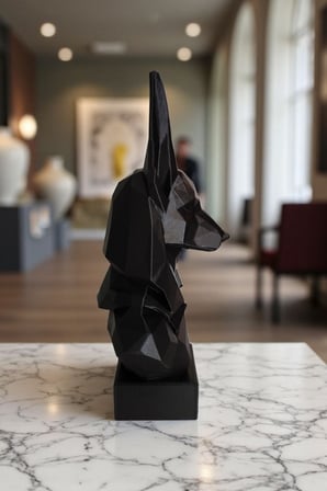 Anubis Büstü Figürlü Dekoratif Biblo