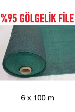 100 x 4000 cm %95 Korumalı Gölgelik Uv Katklı Rulo File