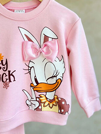 Çocuk Takım Sweet Daisy Duck Alt Üst takım