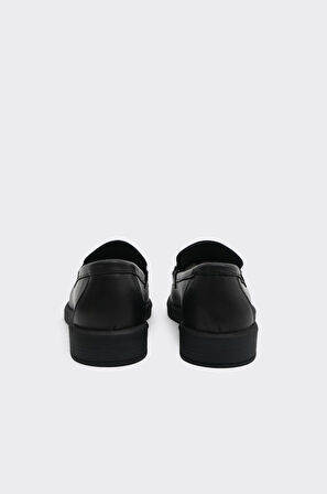 Hakiki Deri Tokalı Kadın Casual Ayakkabı