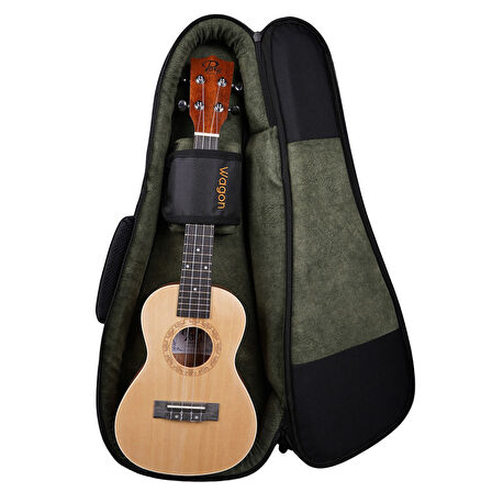 Wagon 05 Serisi Soprano Ukulele Çantası - Siyah