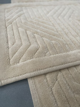 Kapadokya Yumuşacık, Süper Emici 2'li 100% Pamuk Ultra Lüks Banyo Paspası Seti