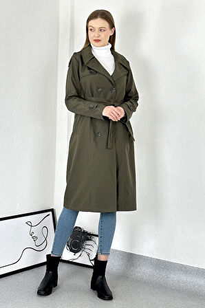 Kadın Su İtici Trençkot – Mevsimlik