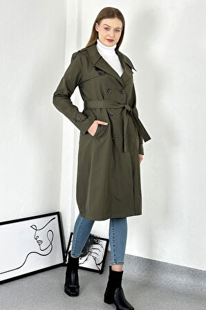 Kadın Su İtici Trençkot – Mevsimlik