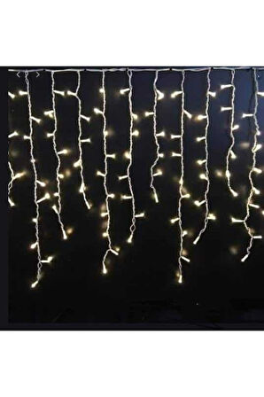 4 METRE GÜN IŞIĞI SAÇAK PERDE LED IŞIK 16 DALLI 70 CM 50 CM 35 CM DİR EKLEMELİ PERDE IŞIK SAÇAK LED