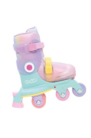 Ayarlanabilir Dönüşen Tekerlekli 2 In 1 Twisty Paten - Pembe