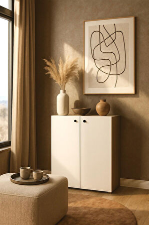 Nova İki Kapaklı Çok Amaçlı Dolap