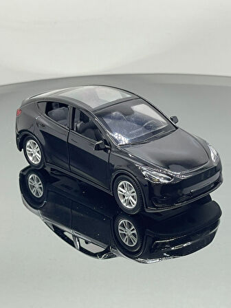 Tesla Model Y  Koleksiyonluk Metal Sesli Işıklı Diest Car Oyuncak model Araba 12 cm