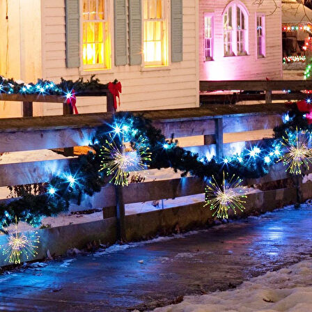 MULTİ COLORS LED FİRE WORK LED LİGHT HAVAİ FİŞEK LED IŞIK KUMANDALI IŞIK YILBAŞI AĞACI IŞIĞI NOEL IŞIĞI