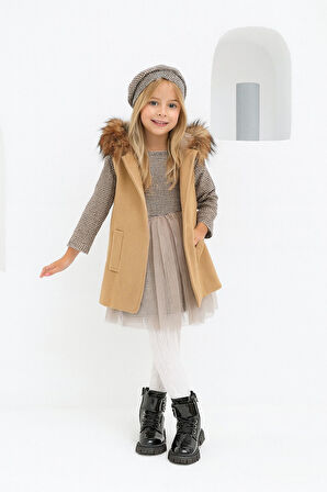 Kız Çocuk 3’lü Özel Kombin Seti | 4-14 Yaş