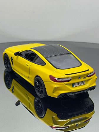 1.36 Ölçek Bmw M8 Metal Çek Bırak Model Oyuncak Araba