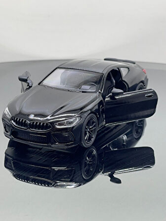 1.36 Ölçek Bmw M8 Metal Çek Bırak Model Oyuncak Araba